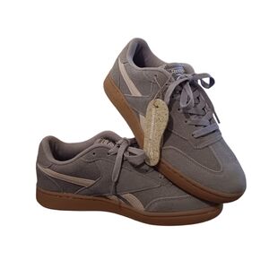 Reebok New Women's Blue Suede Court Advanced Forte Lounger Size 7.5